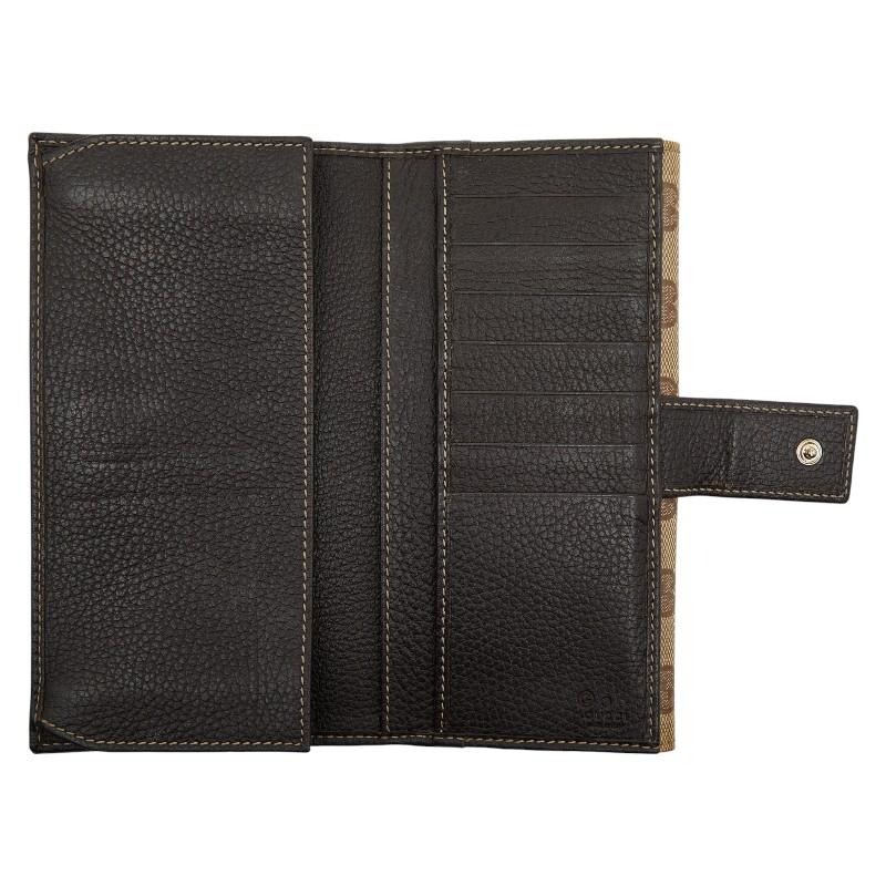 GUCCI（グッチ） GGクリスタル 長財布 231835 ベージュ ブラウン PVC
