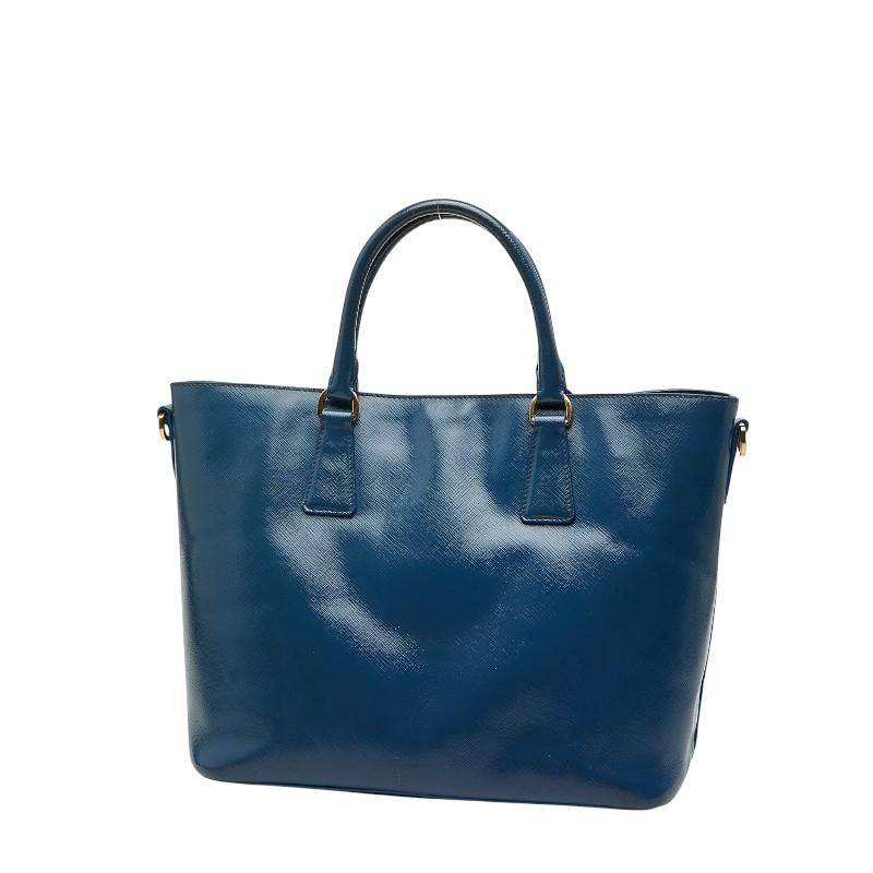 PRADA（プラダ） ガレリア ハンドバッグ ショルダーバッグ 2WAY ブルー