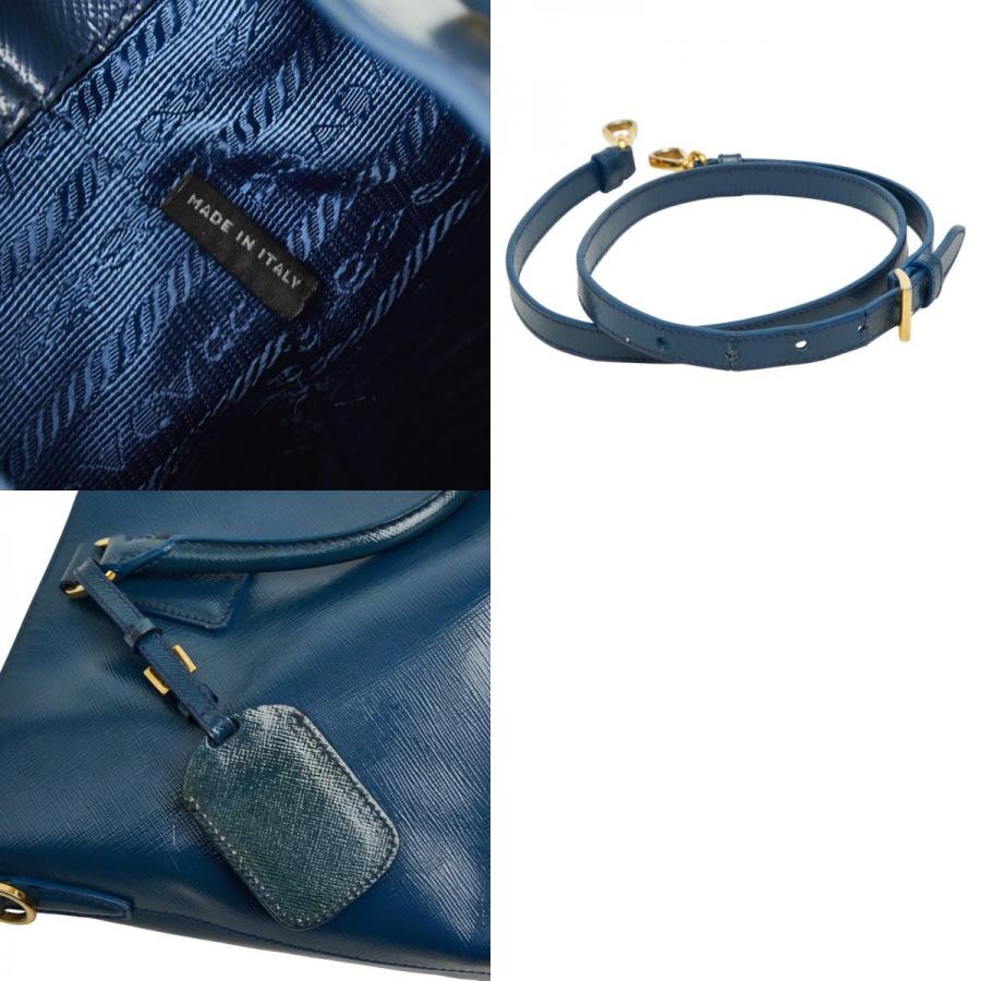 PRADA（プラダ） ガレリア ハンドバッグ ショルダーバッグ 2WAY ブルー