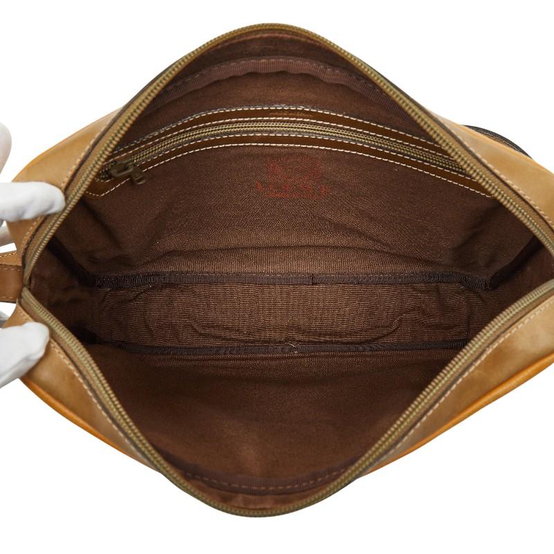 LOEWE（ロエベ） アナグラム ショルダーバッグ ベージュ イエロー