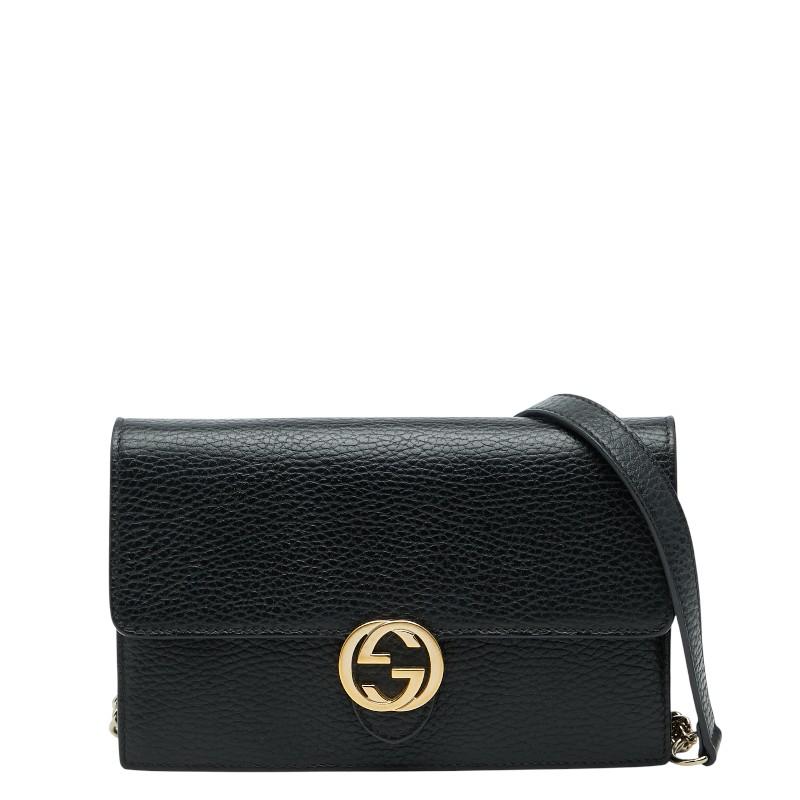 GUCCI（グッチ） インターロッキングG ショルダーバッグ チェーン