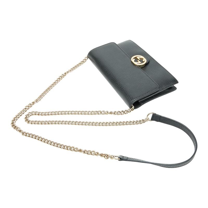 GUCCI（グッチ） インターロッキングG ショルダーバッグ チェーン