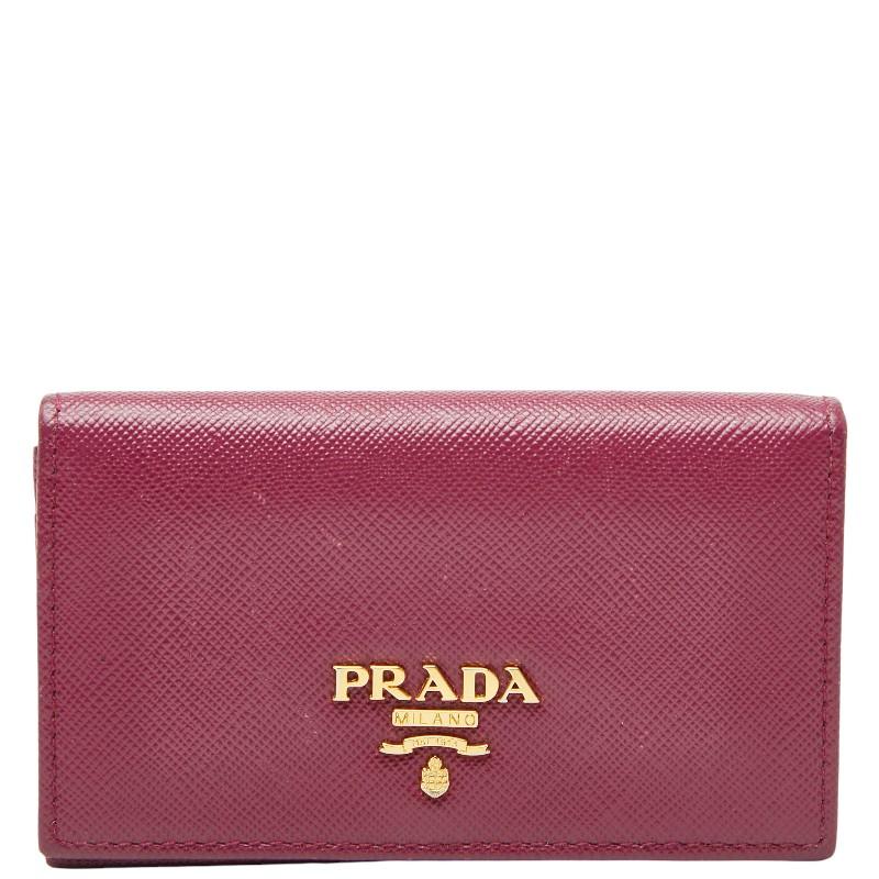 PRADA（プラダ） コインケース パスケース パープル サフィアーノ