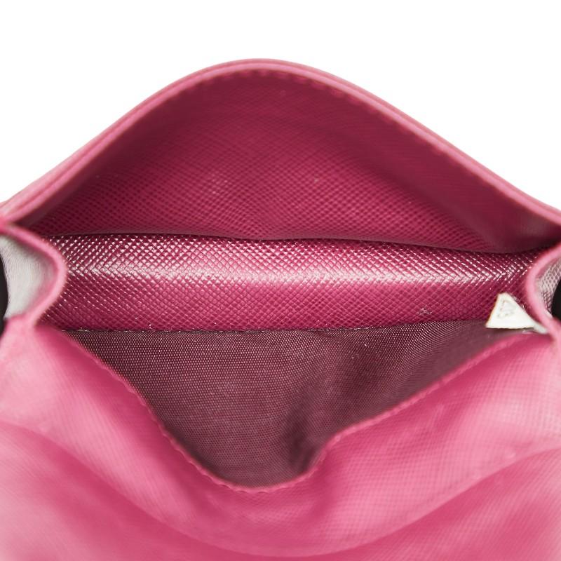 【未使用に近い】 PRADA プラダ ケース 小銭入れ サフィアーノ 美品✨PRADA プラダ サフィアーノレザー コインケース 小銭入れ ブルー