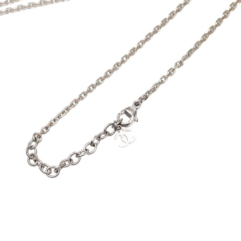 CHANEL シルバーメタル ネックレス CHANEL】シャネル CC シルバー メタル ネックレス (CHANEL/ネックレス