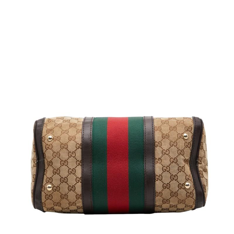 GUCCI（グッチ） GGキャンバス シェリーライン ミニボストンバッグ