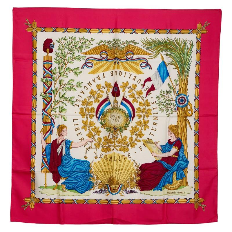 HERMES（エルメス） カレ90 1789 LIBERTE EGALITE FRATERNITE