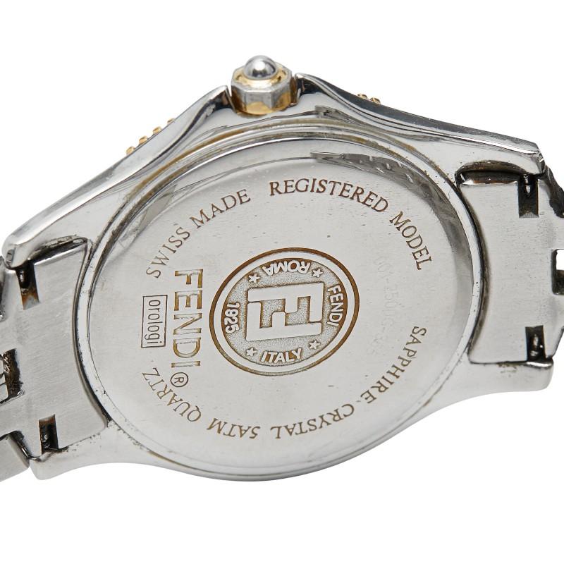 FENDI ゴールド クォーツ時計　限定版2500個 箱付き FENDI 2500G クォーツ腕時計 メンズ ユニセックス ゴールド