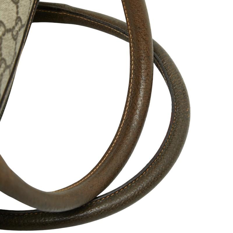 GUCCI（グッチ） GGプラス ボストンバッグ ブラウン PVC レザー