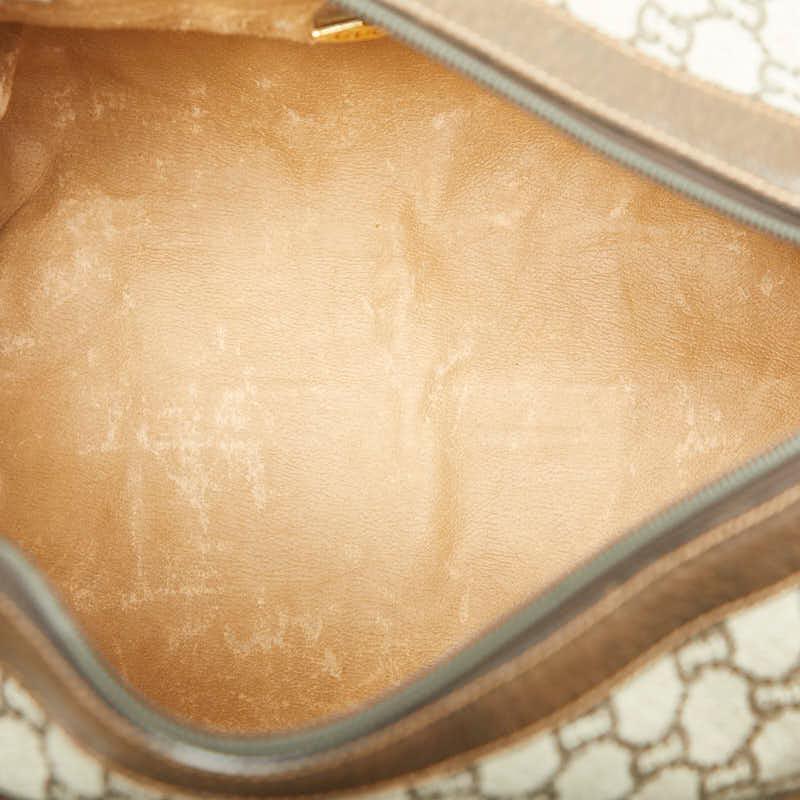 GUCCI（グッチ） GGプラス ボストンバッグ ブラウン PVC レザー