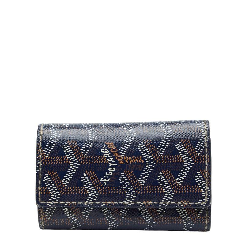 GOYARD（ゴヤール） ヘリンボーン 6連 キーケース パープル マルチ