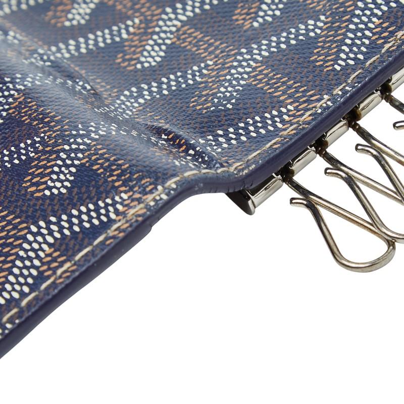 GOYARD（ゴヤール） ヘリンボーン 6連 キーケース パープル マルチ