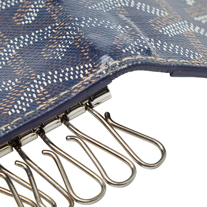 GOYARD（ゴヤール） ヘリンボーン 6連 キーケース パープル マルチ
