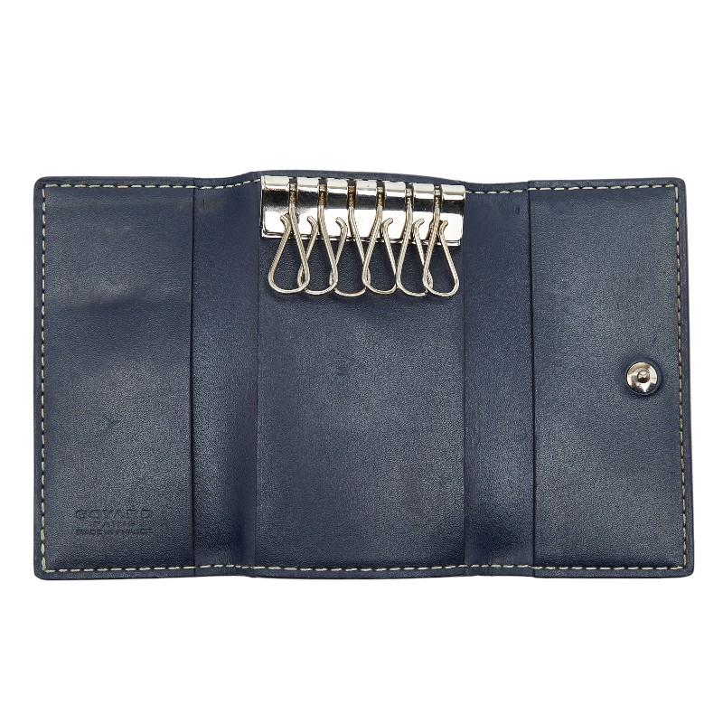 GOYARD（ゴヤール） ヘリンボーン 6連 キーケース パープル マルチ