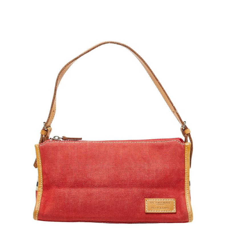 BURBERRY（バーバリー） ブルーレーベル ハンドバッグ ポーチ レッド