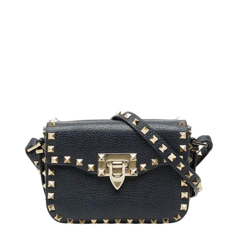ヴァレンティノ　スタッツショルダー ☆送料関税込☆VALENTINO ロックスタッズ ショルダーバッグ