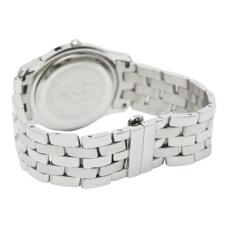 GUCCI 稼動品5500M メンズ腕時計 ブラック文字盤 電池交換済み GUCCI（グッチ） 腕時計 5500M スイス製クオーツ ブラック文字盤