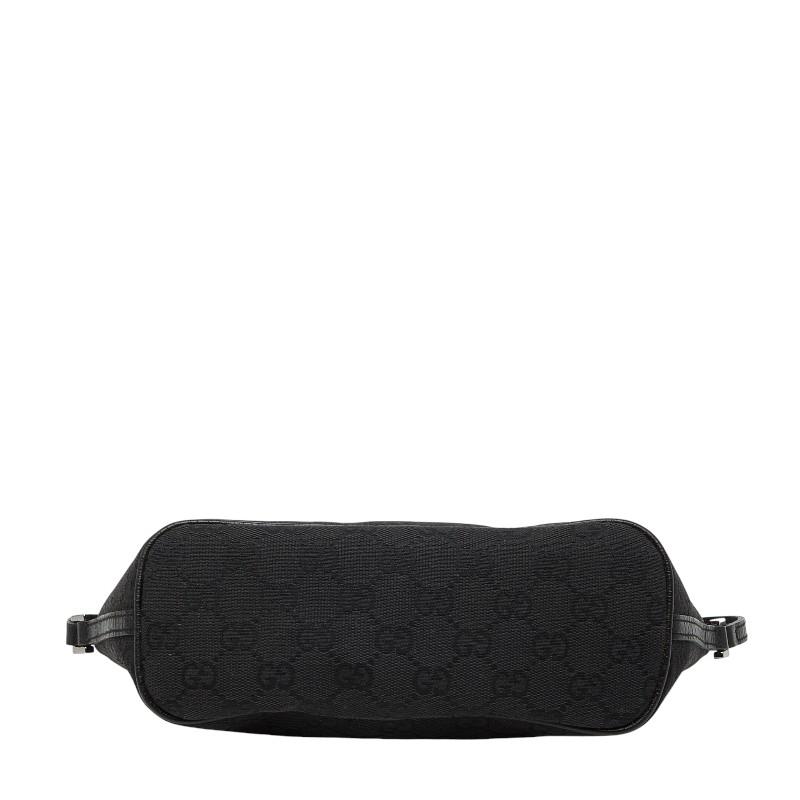 グッチ アクセサリーポーチ ハンドバッグ GGキャンバス ブラック 07198 GUCCI（グッチ） GGキャンバス アクセサリーポーチ ハンドバッグ 07198