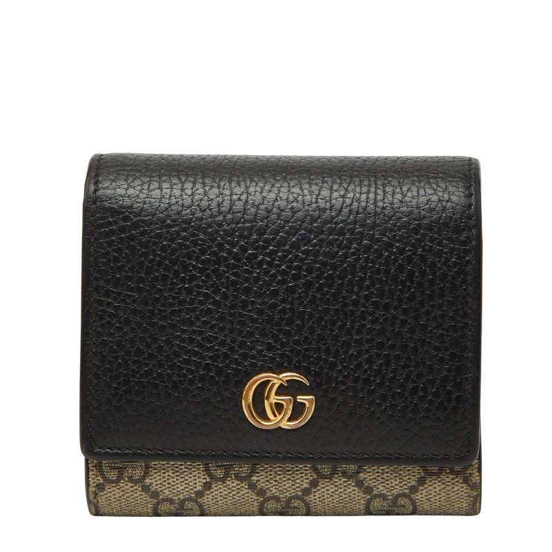GUCCI（グッチ） GGスプリーム GGマーモント 二つ折り財布 598587