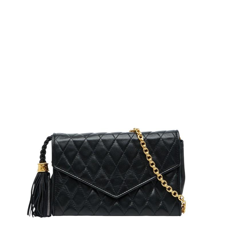 シャネル マトラッセ ラムスキン チェーン ショルダー バッグ フリンジ CHANEL（シャネル） マトラッセ フリンジ チェーン ショルダーバッグ