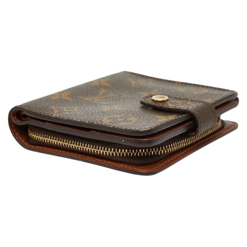 ルイヴィトン モノグラム コンパクトジップ 二つ折り財布 小型 軽量 ミニサイズ ブランドレンタルのBrandCity / ルイ・ヴィトン モノグラム コンパクト