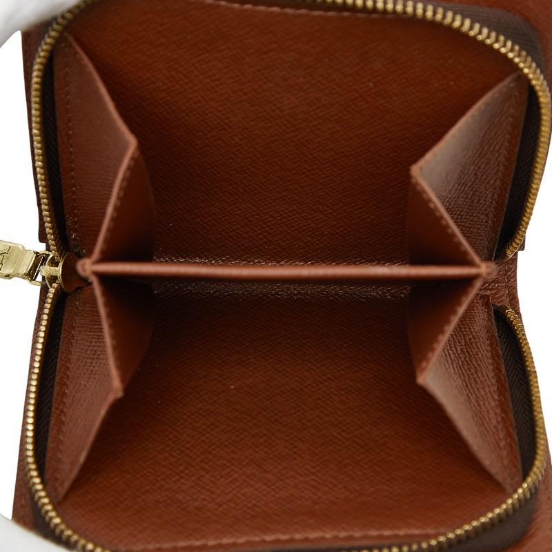 ルイヴィトン 二つ折り財布 コンパクトジップ モノグラム ブラウン 71222 ルイヴィトン 二つ折り財布 コンパクトジップ モノグラム ブラウン