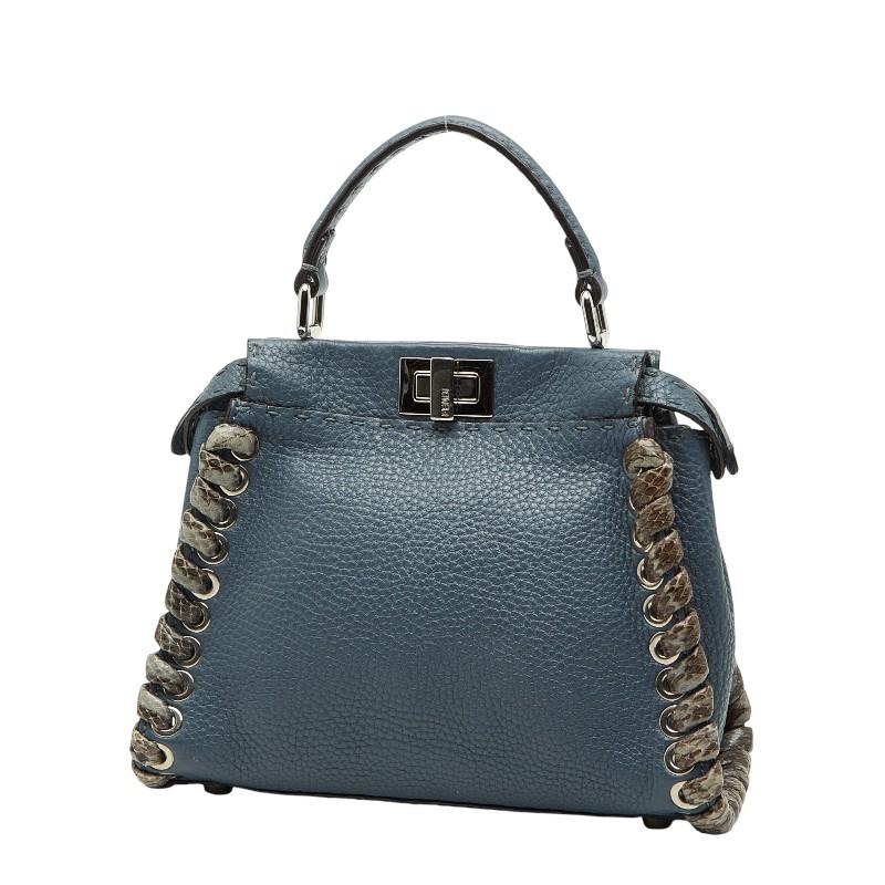 フェンディ ピーカブー セレリア チャーム付き FENDI（フェンディ） セレリア ピーカブー ミニ ハンドバッグ