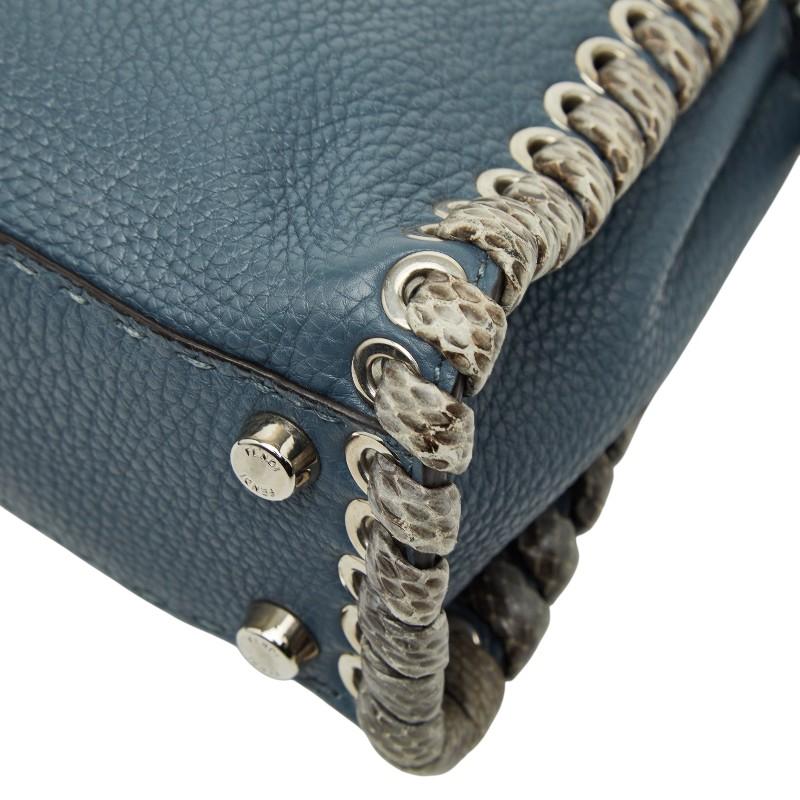 フェンディ FENDI ハンドバッグ ミニピーカブー 2way 8BN244 グレー FENDI（フェンディ） セレリア ピーカブー ミニ ハンドバッグ