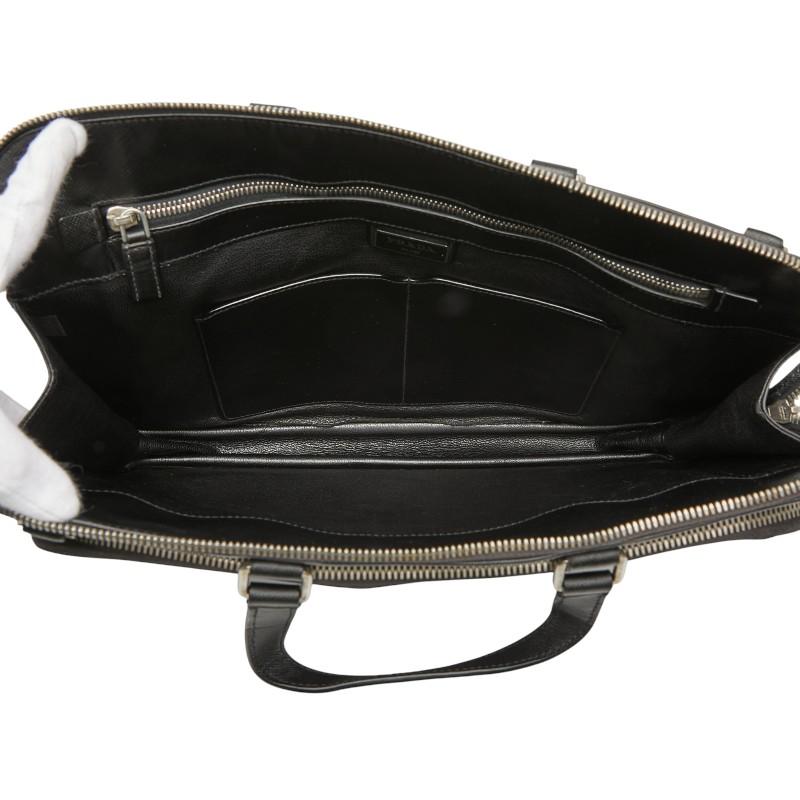 PRADA（プラダ） 三角ロゴプレート ビジネスバッグ ブリーフケース