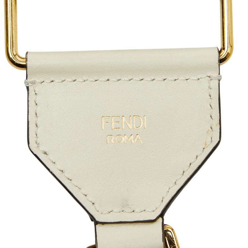 FENDI（フェンディ） ショルダーストラップ ブラウン ホワイト