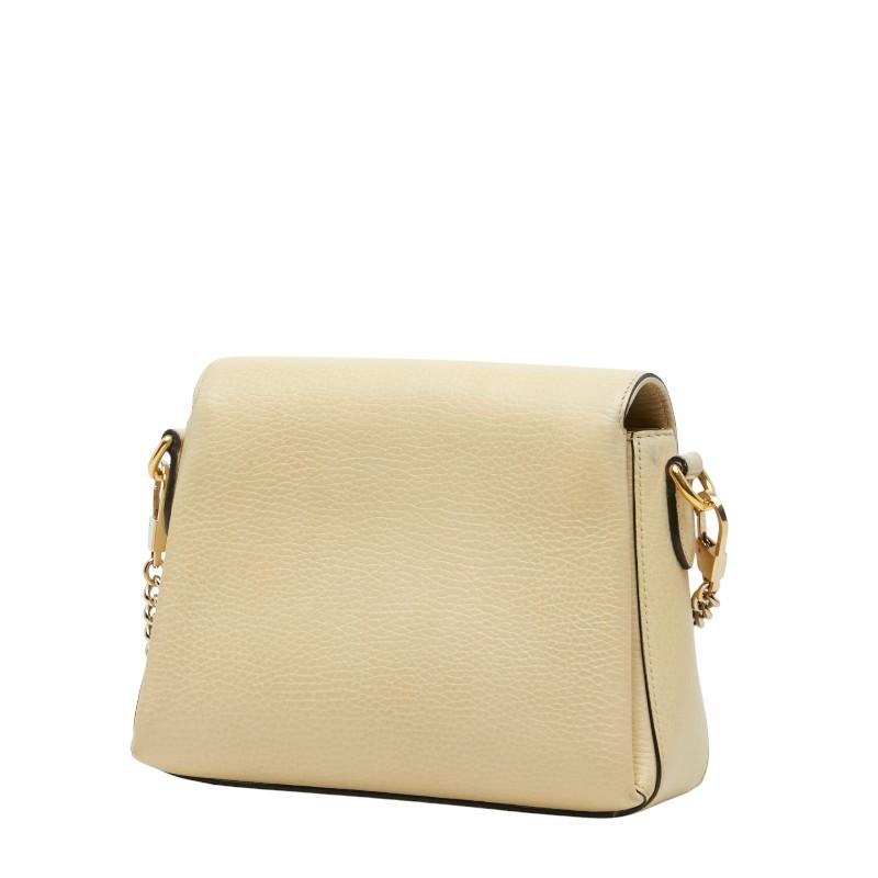 GUCCI グッチ インターロッキング アイボリー ゴールド金具 レザー 607720 斜め掛け チェーン ショルダーバッグ レディース 501968 【中古】 GUCCI（グッチ） インターロッキングG チェーン ショルダーバッグ