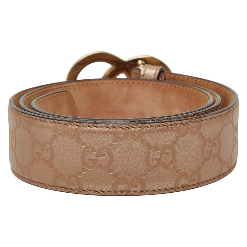GUCCI（グッチ） グッチシマ ハート ベルト サイズ:95/38 245856