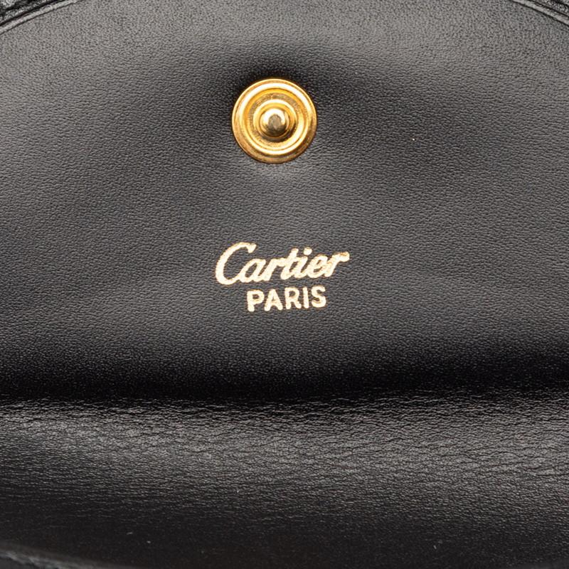 Cartier（カルティエ） パンテール ハンドバッグ ブラック レザー
