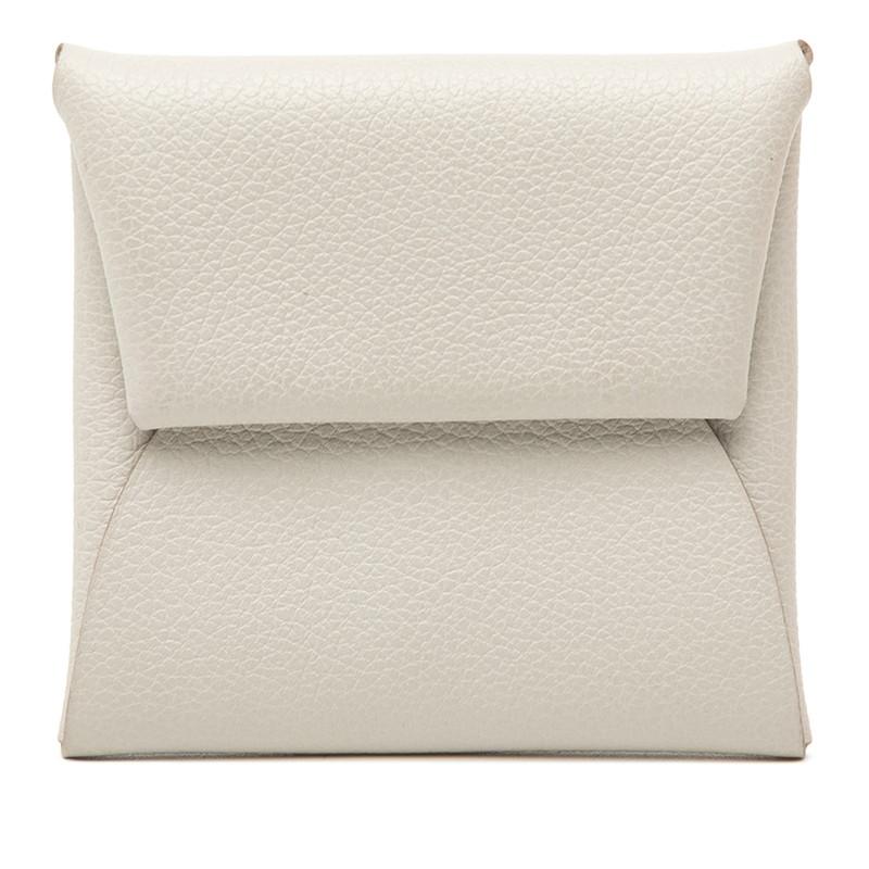 HERMES（エルメス） バスティア コインケース グレー系 シルバー金具