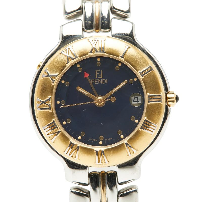 FENDI（フェンディ） 腕時計 920G クオーツ ネイビー文字盤 ステンレス