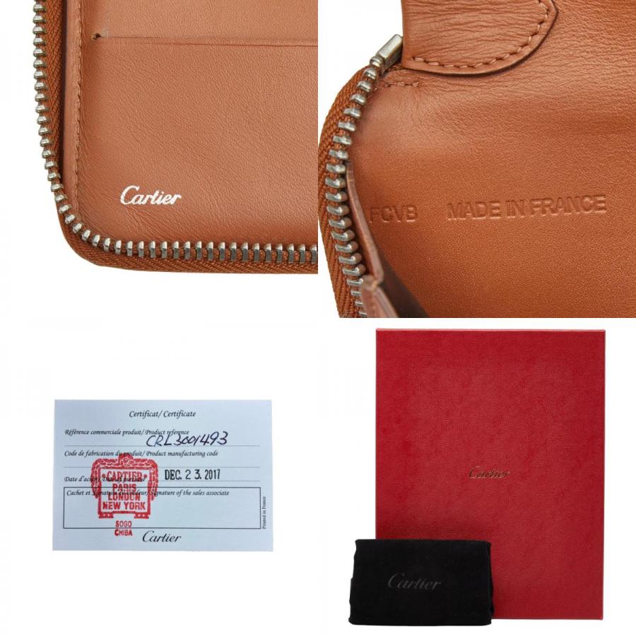Cartier（カルティエ） ロゴ 長財布 トラベルケース オーガナイザー