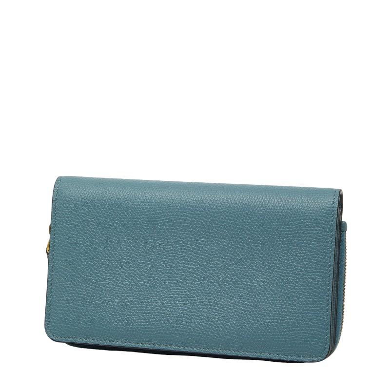 VALENTINO（ヴァレンティノ） Vロゴ ラウンドファスナー 長財布 ライト 