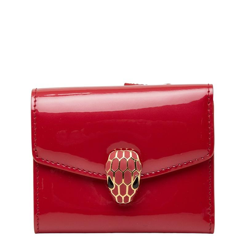 BVLGARI（ブルガリ） セルペンティ 三つ折り財布 コンパクトウォレット