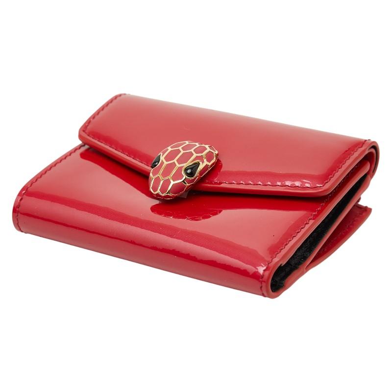 BVLGARI（ブルガリ） セルペンティ 三つ折り財布 コンパクトウォレット