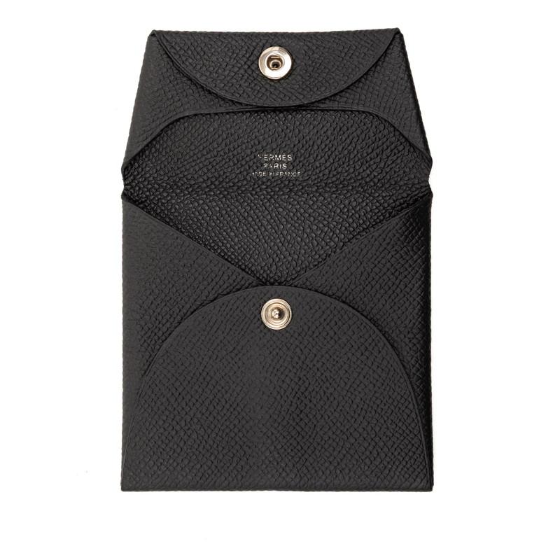 HERMES（エルメス） バスティア コインケース ブラック ヴォーエプソン