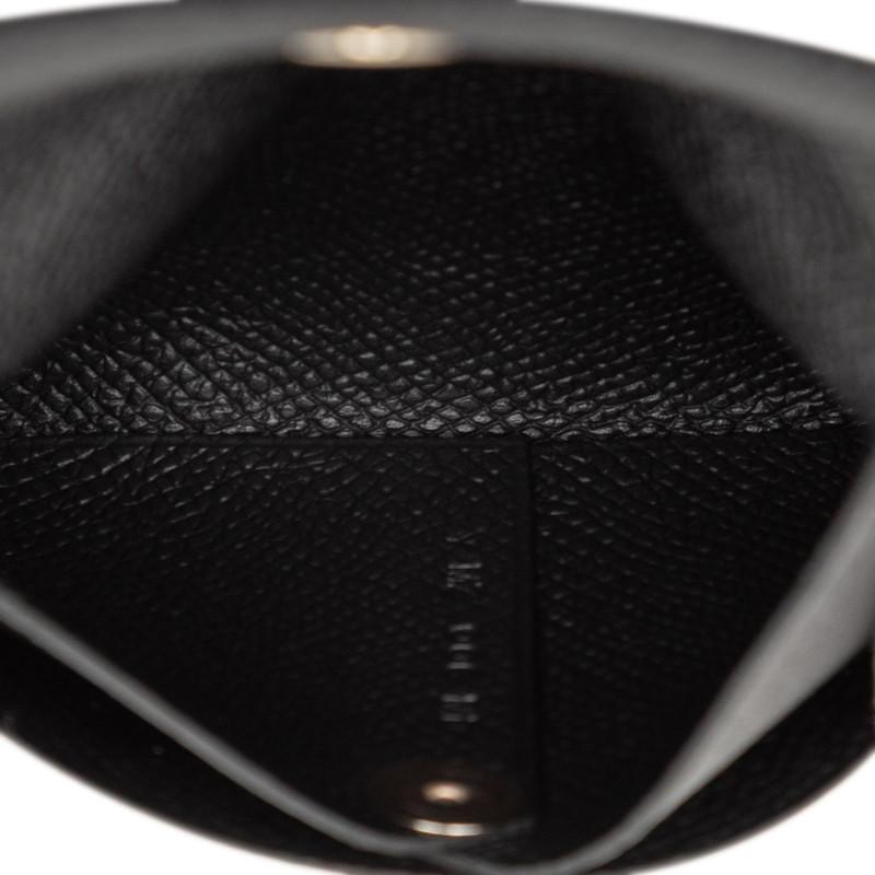 HERMES（エルメス） バスティア コインケース ブラック ヴォーエプソン