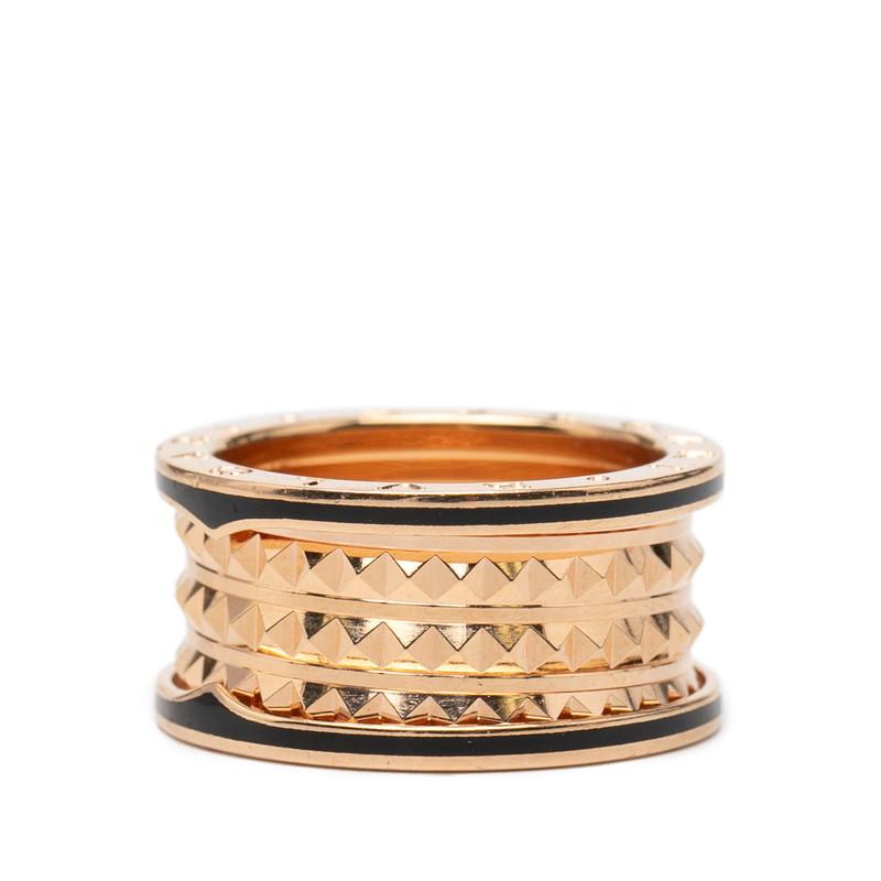 タ*マ様 【美品】BVLGARI リング　ビーゼロワン　4バンド BVLGARI（ブルガリ） ビーゼロワン ロック 4バンド リング 指輪 #60