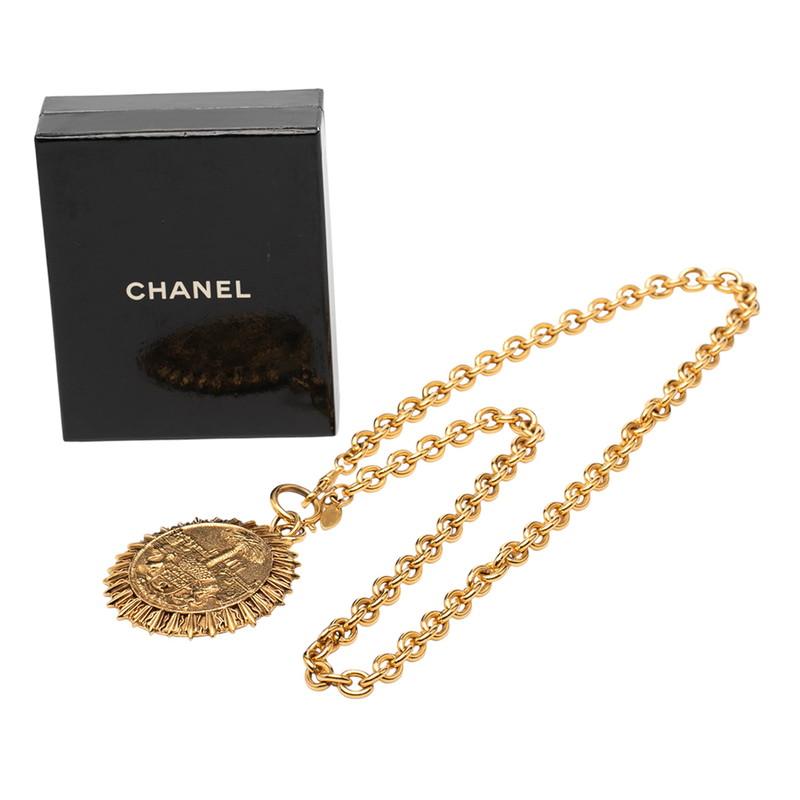 シャネル ネックレス ゴールド メッキ レディース CHANEL 【中古】_5