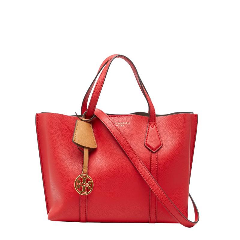 トリーバーチ　ショルダーバッグ　ハンドバッグ　赤 TORY BURCH（トリーバーチ） ロゴ ハンドバッグ ショルダーバッグ 2WAY