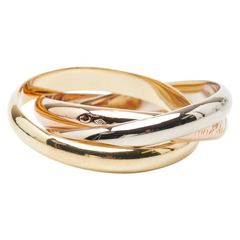 え  Cartier トリニティリング ゴールド 49 カルティエ新作の四角い「トリニティ」が想像以上に合わせやすい
