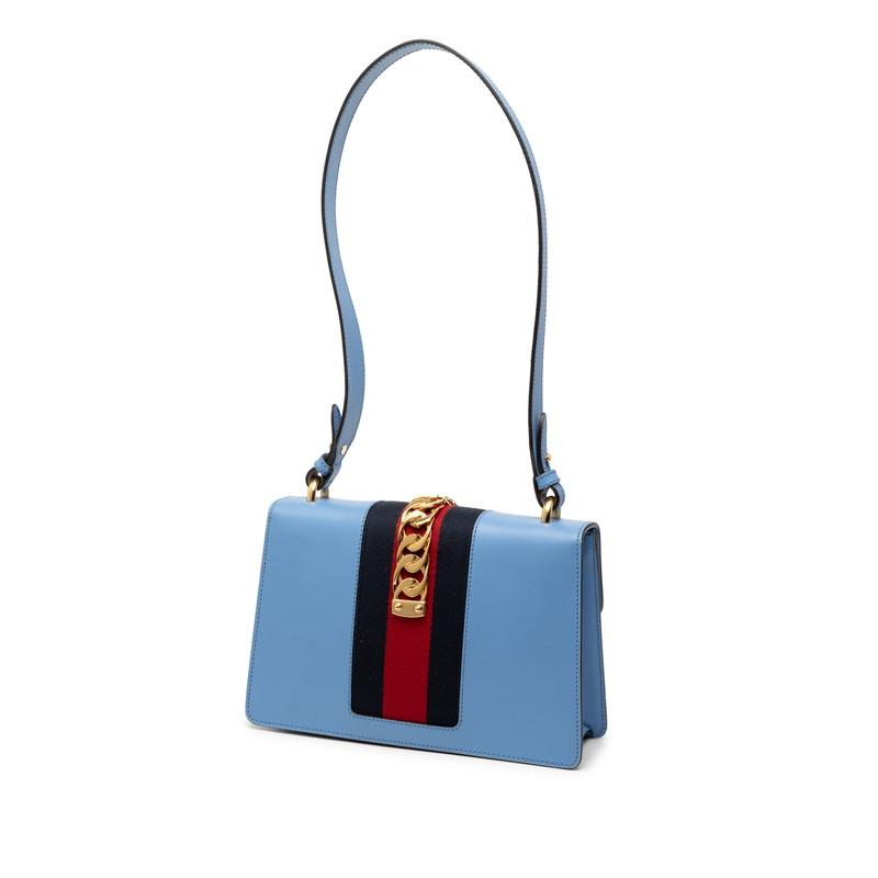 美品 GUCCI シマレザー GG ボディバッグ シェリーライン グッチ GUCCI - グッチ シェリーライン シルヴィ ショルダーバッグ 421882