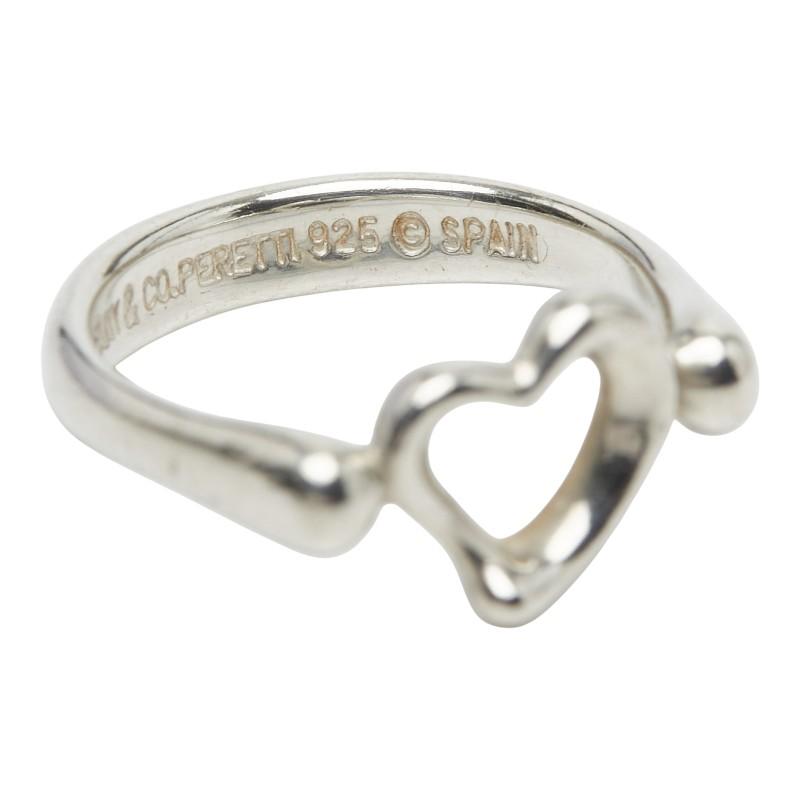 TIFFANY&Co.（ティファニー） オープンハート リング 指輪 SV925