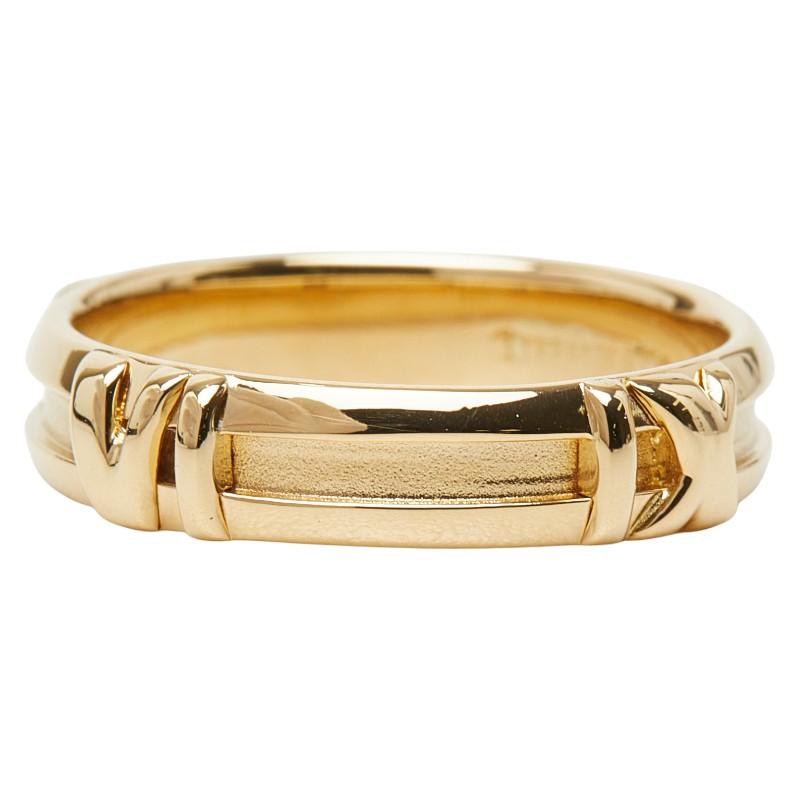 Tiffany & Co. K18YG アトラス ニューメリックリング　10号 TIFFANY&Co.（ティファニー） アトラス ニューメリック リング 指輪