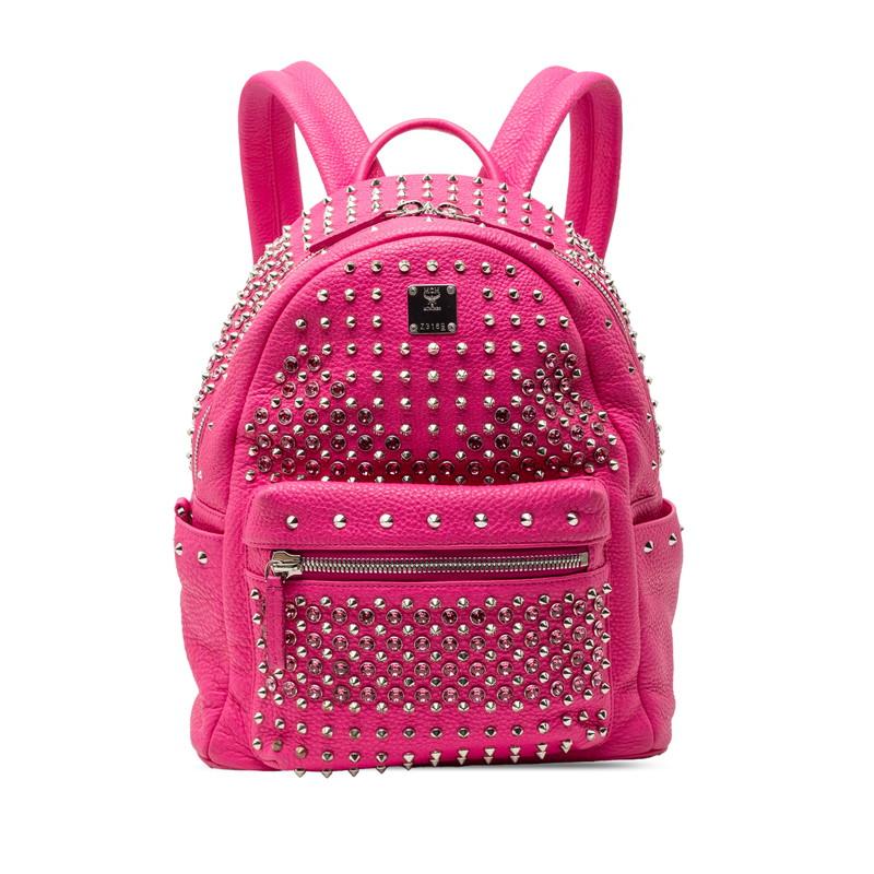 MCM★ピンク★スタッズ★リュック MCM（エムシーエム） エム シー エム スタッズ リュック バックパック