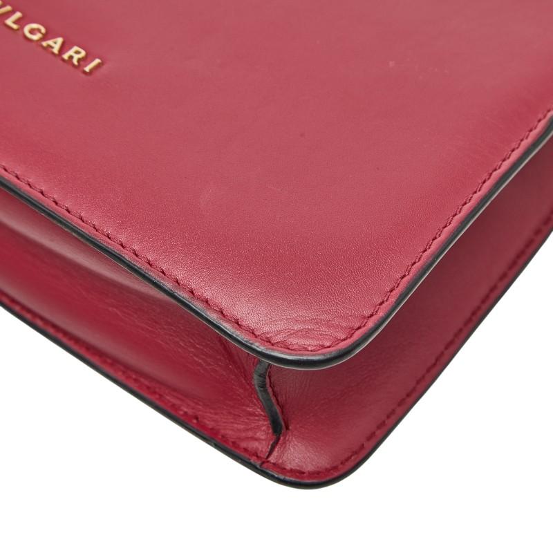 BVLGARI（ブルガリ） セルペンティ チェーンショルダーバッグ レッド
